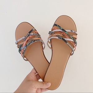 Madewell Tracie Crisscross Slide Sandal